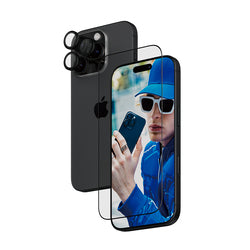 PanzerGlass 2-in-1 Schutzglas iPhone 16 Pro – Display & Kamera