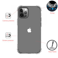 OKKES JUMP PLUS Case für iPhone 15 Pro – Transparent Stoßfest
