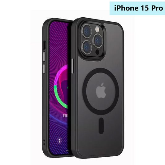 OKKES MagSafe Case für Apple iPhone 15 Pro – Magnetische Hülle