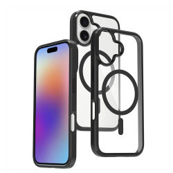 OKKES MagSafe kompatible Hülle für Apple iPhone 17 – Transparent