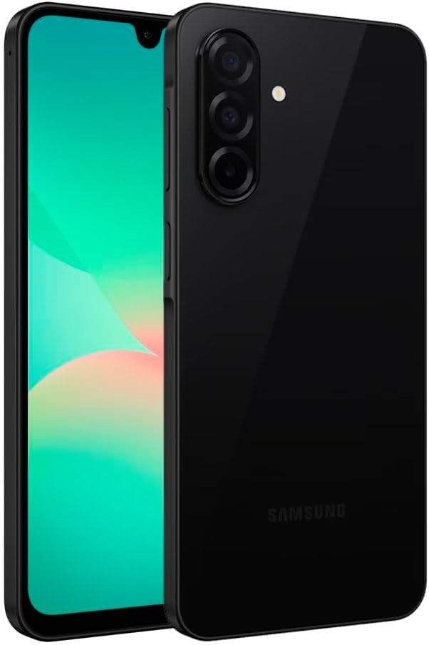 Samsung Galaxy A26 5G 6GB RAM 128GB Speicher AI Handy 5.000mAh Akku Android 15 Smartphone ohne Simlock ohne Branding (Schwarz)
