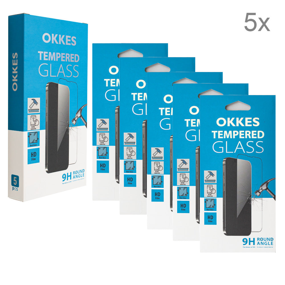5er Set okkes Panzerglas für iPhone 17 Pro Max & 18 Pro Max