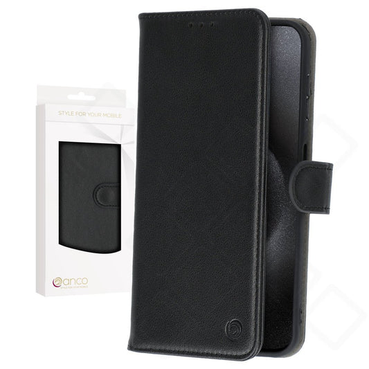 anco Bookcase iPhone 15 Pro – Leder Klapphülle mit Kartenfach