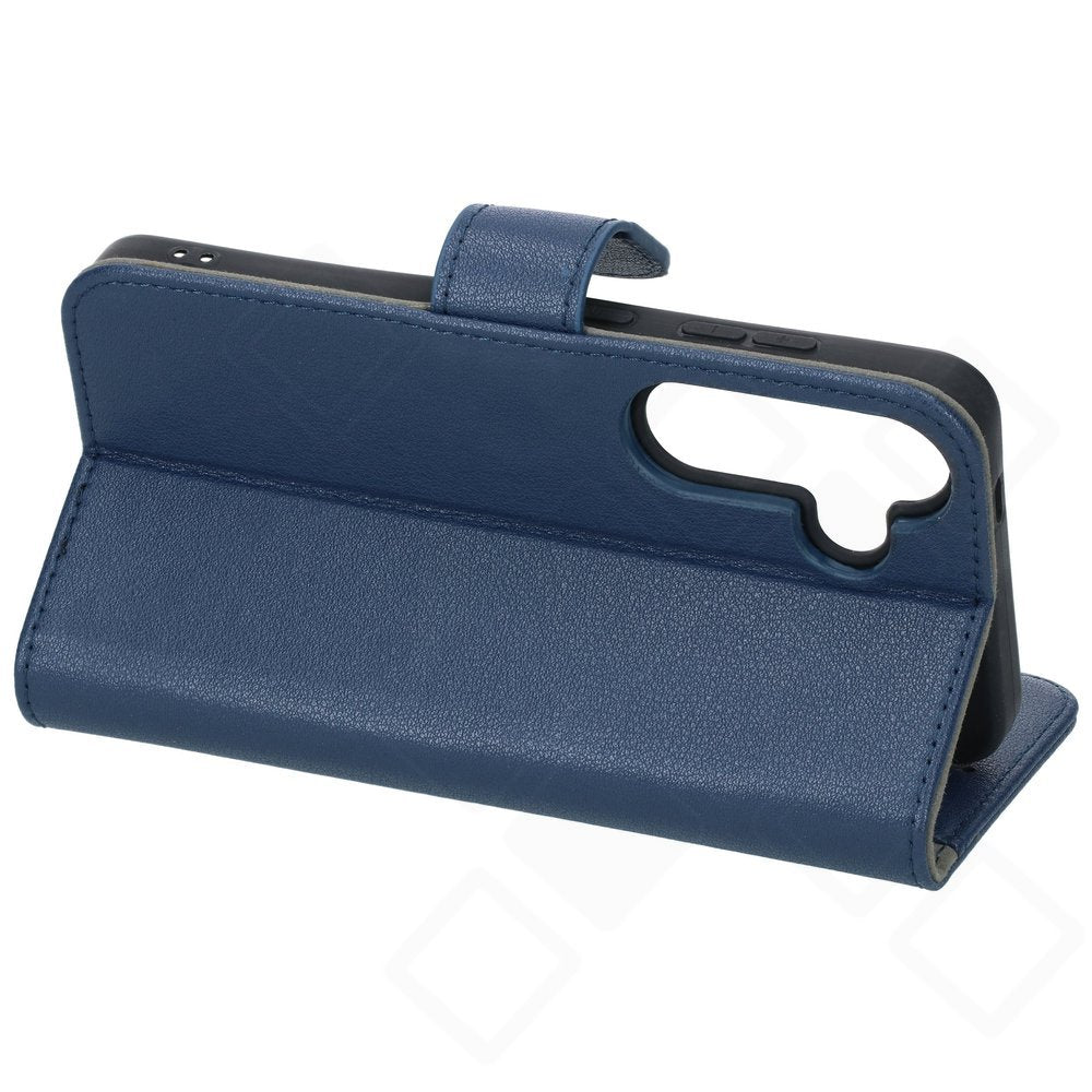 anco Bookcase Hülle für Samsung Galaxy S24 – Blau mit Kartenfach