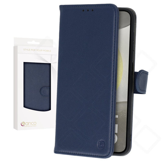 anco Basic Bookcase für Samsung Galaxy S24+ – PU Leder Hülle mit Kartenfach
