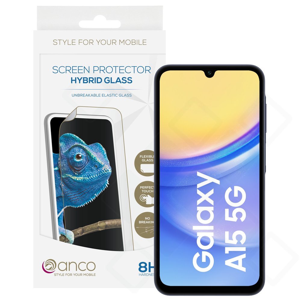 anco Hybrid Glass Samsung Galaxy A15 / A15 5G – 8H Displayschutz flexibel