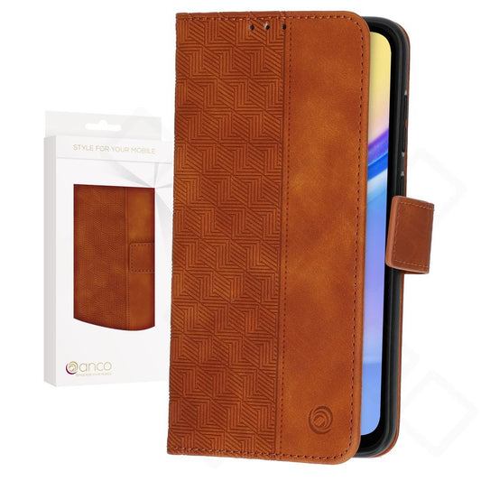 Samsung Galaxy A15 Hülle | anco Bookcase Geometric mit Kartenfach