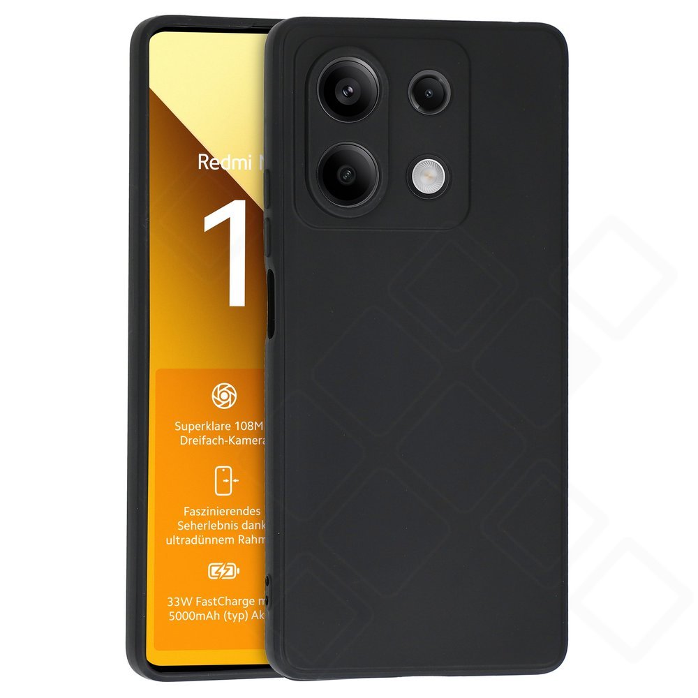 Xiaomi Redmi Note 13 5G Hülle Schwarz – anco Dark Case