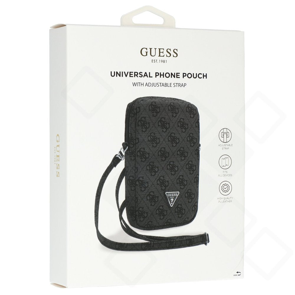Guess PU 4G Triangle Logo Wallet – Stilvolle Handytasche mit Reißverschluss