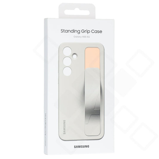 Samsung Standing Grip Cover für Galaxy A55 5G – Grau