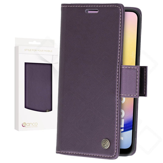 anco Bookcase Miami für Samsung Galaxy A25 5G – Wallet Hülle mit Kartenfach
