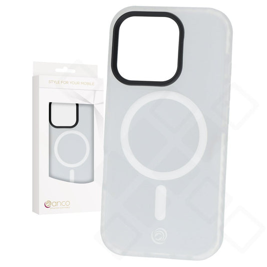 anco Magnetic Protect Case für iPhone 16 Pro – MagSafe Hülle Frost