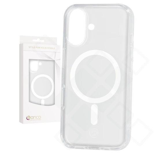 anco Magnetic Case für Apple iPhone 16 – MagSafe Hülle Transparent