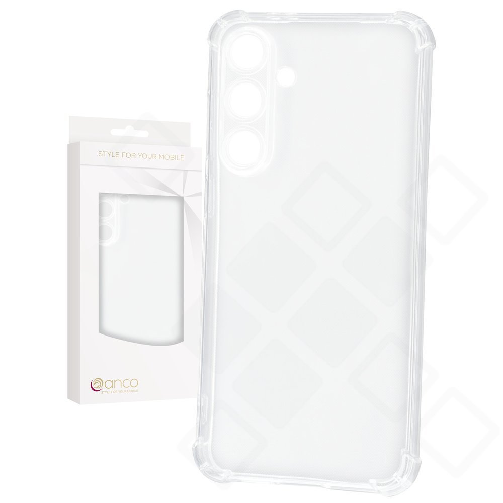 anco Protect Case Galaxy S24 FE – Transparente TPU Hülle mit Fallschutz