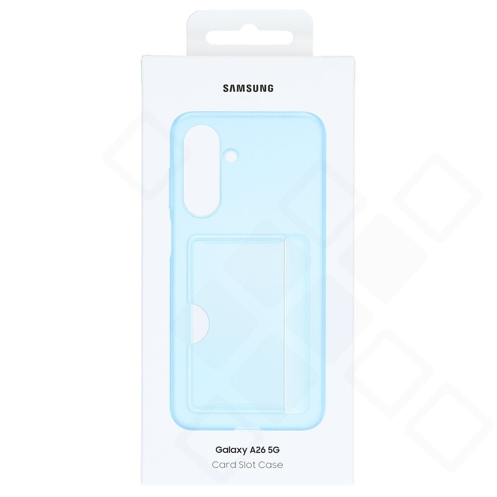 Samsung Card Slot Case Galaxy A26 5G – Hülle mit Kartenfach Blau