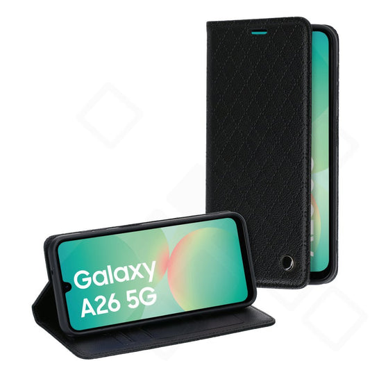 anco Bookcase Hülle für Samsung Galaxy A26 5G – PU Leder Case mit Kartenfach