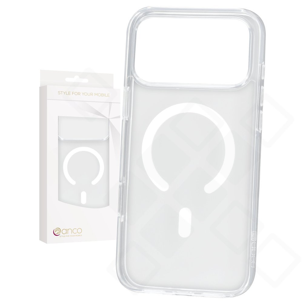 anco Magnetic MagSafe Hülle für Apple iPhone 17 Pro Max – Transparent Crystal Case