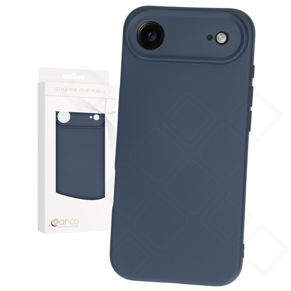 anco Liquid Silicone Case für Apple iPhone Air Hülle Silikon Soft Touch Blau
