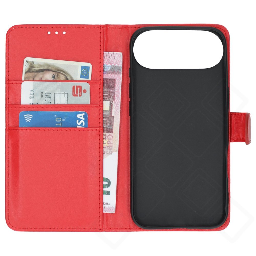 anco Basic Bookcase für iPhone Air – Klapphülle mit Kartenfach