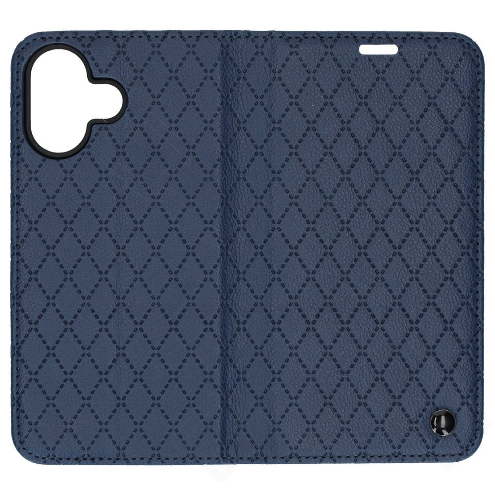 anco Bookcase Style Magnetic für iPhone 17 – Klapphülle Navy mit Kartenfach