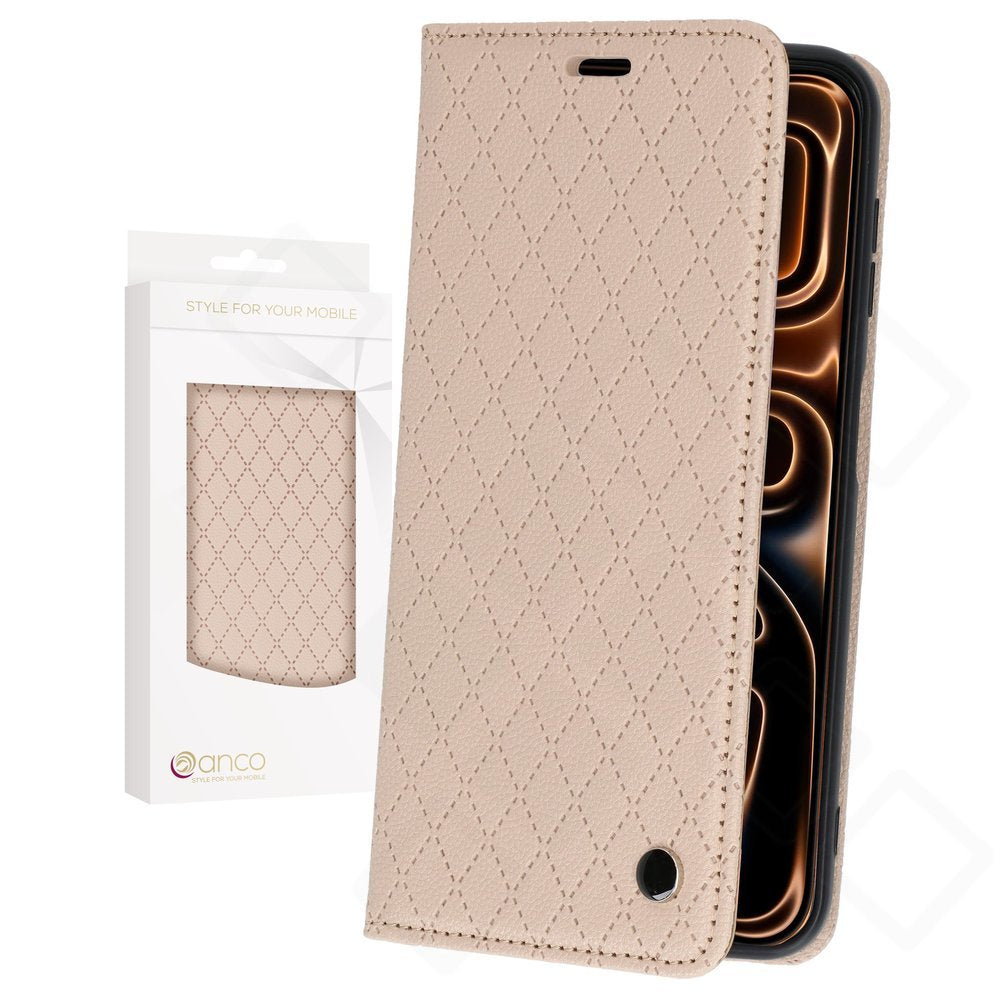anco Bookcase Style Magnetic für Apple iPhone 17 Pro Max – PU Leder Hülle mit Kartenfach