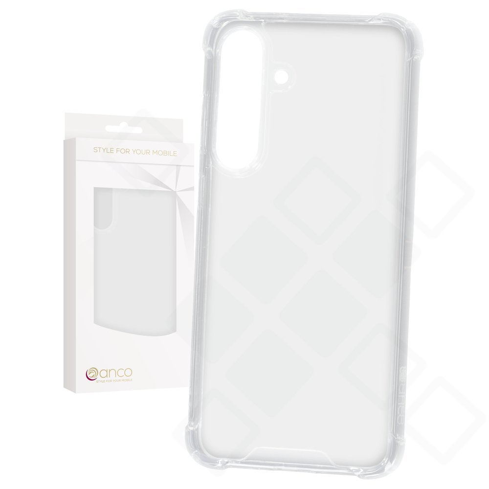 Samsung Galaxy S25 FE mit transparentem anco Protect Case