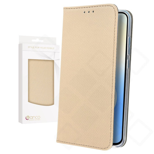 anco Bookcase Basic Magnetic für Samsung Galaxy S25 FE – PU Leder Hülle mit Kartenfach