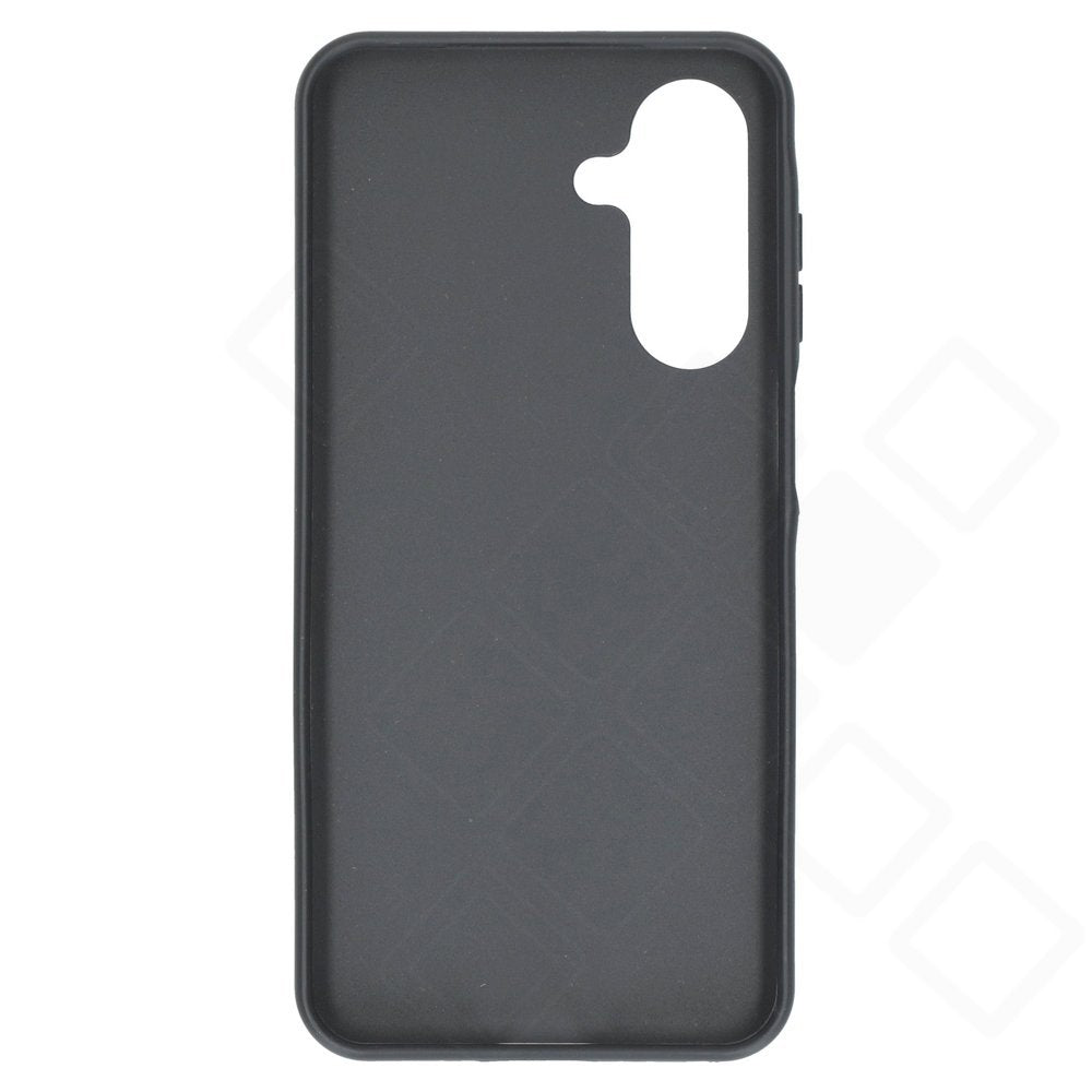 Schwarzes anco Bioly Backcover für Galaxy A17 und A18 – Logoansicht