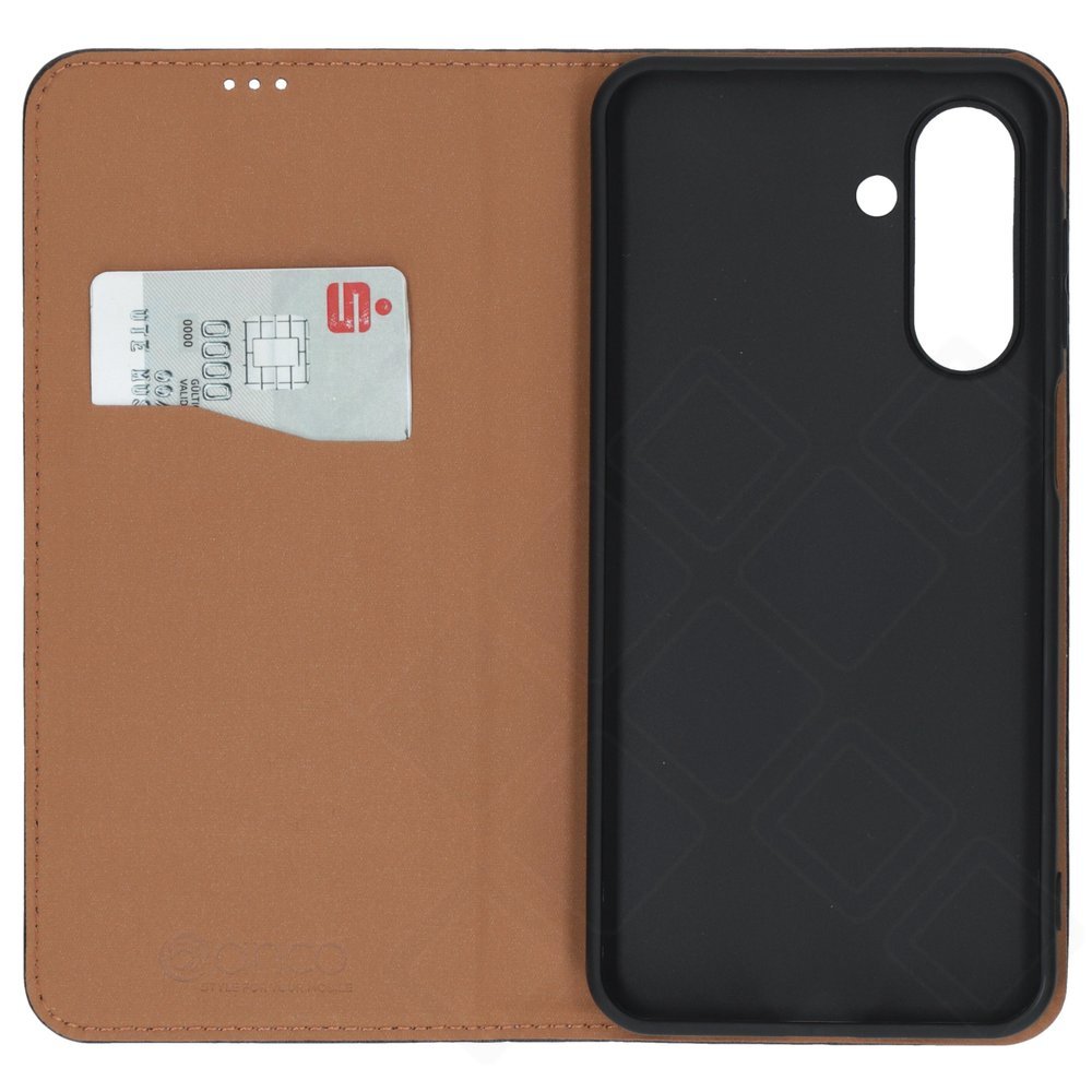 anco Bookcase Phoenix für Samsung Galaxy A17 5G / A17 4G – Klapphülle mit Kartenfach – Schwarz