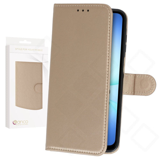 anco Basic Bookcase für Samsung Galaxy A17 4G / A17 5G – PU Leder Hülle mit Kartenfach