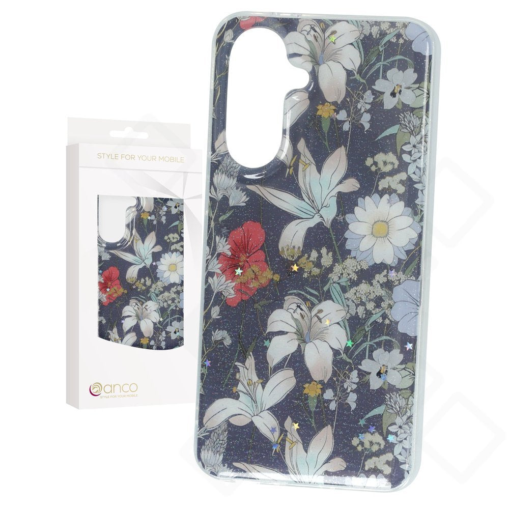 anco Flower Case – Galaxy A36 & A56 5G | Blumenmuster-Schutz