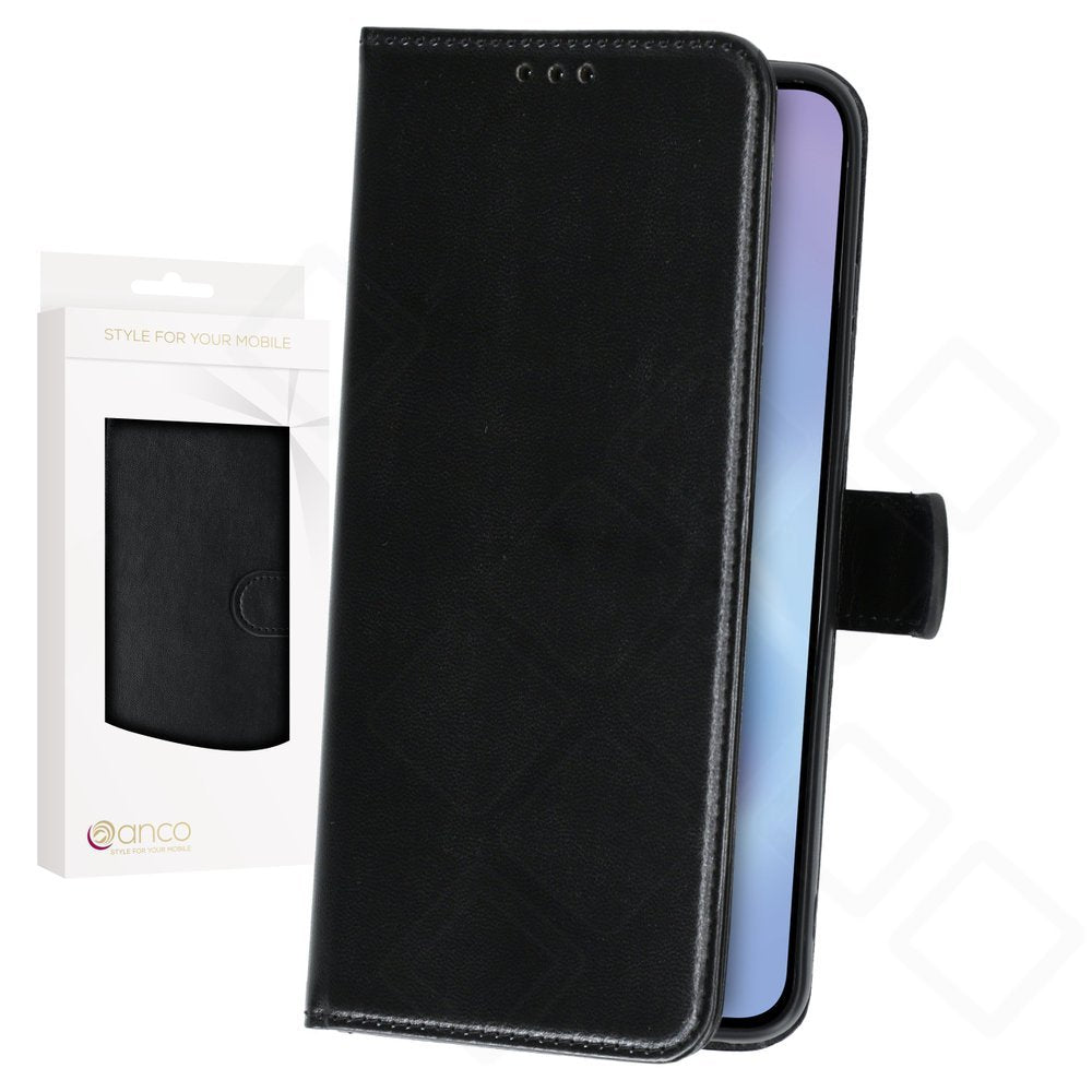 anco Basic Bookcase für Samsung Galaxy A57 5G – PU-Leder Handyhülle mit Kartenfach