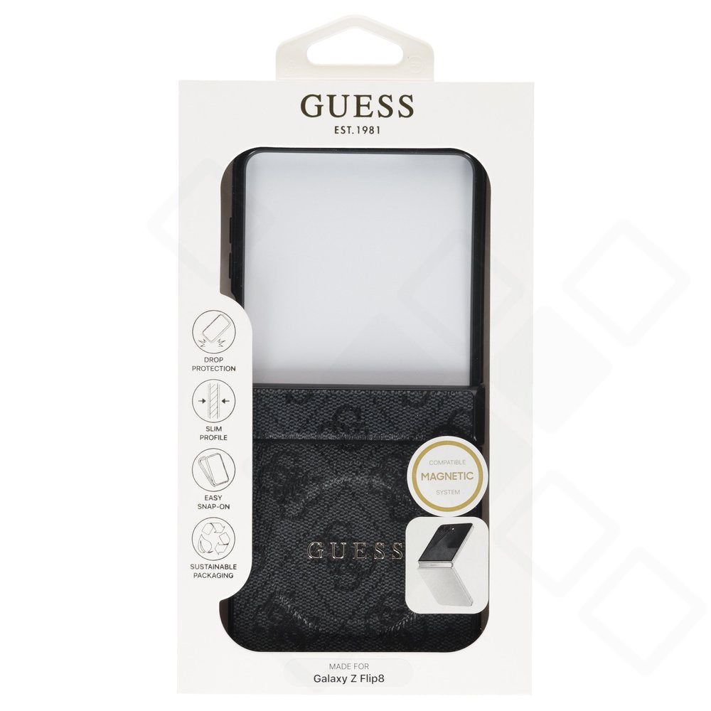 Guess PU Leather 4G Magnetic Case für Samsung Galaxy Z Flip8