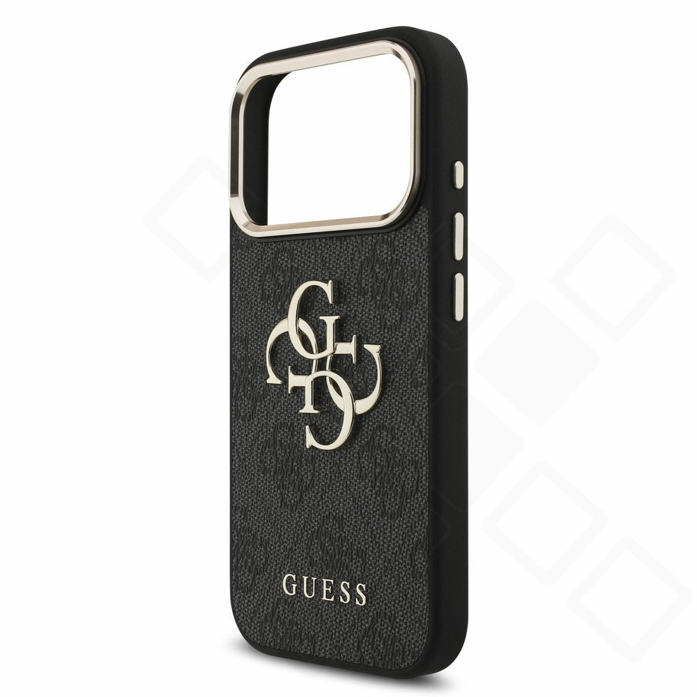Guess PU 4G Metal Logo Strap Case für iPhone 17 Pro / 18 Pro