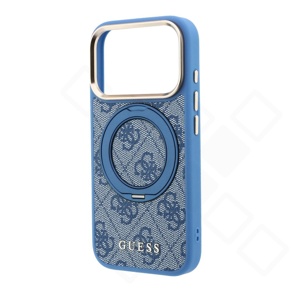 Guess PU 4G Ring Stand MagSafe Case für iPhone 17 Pro / 18 Pro