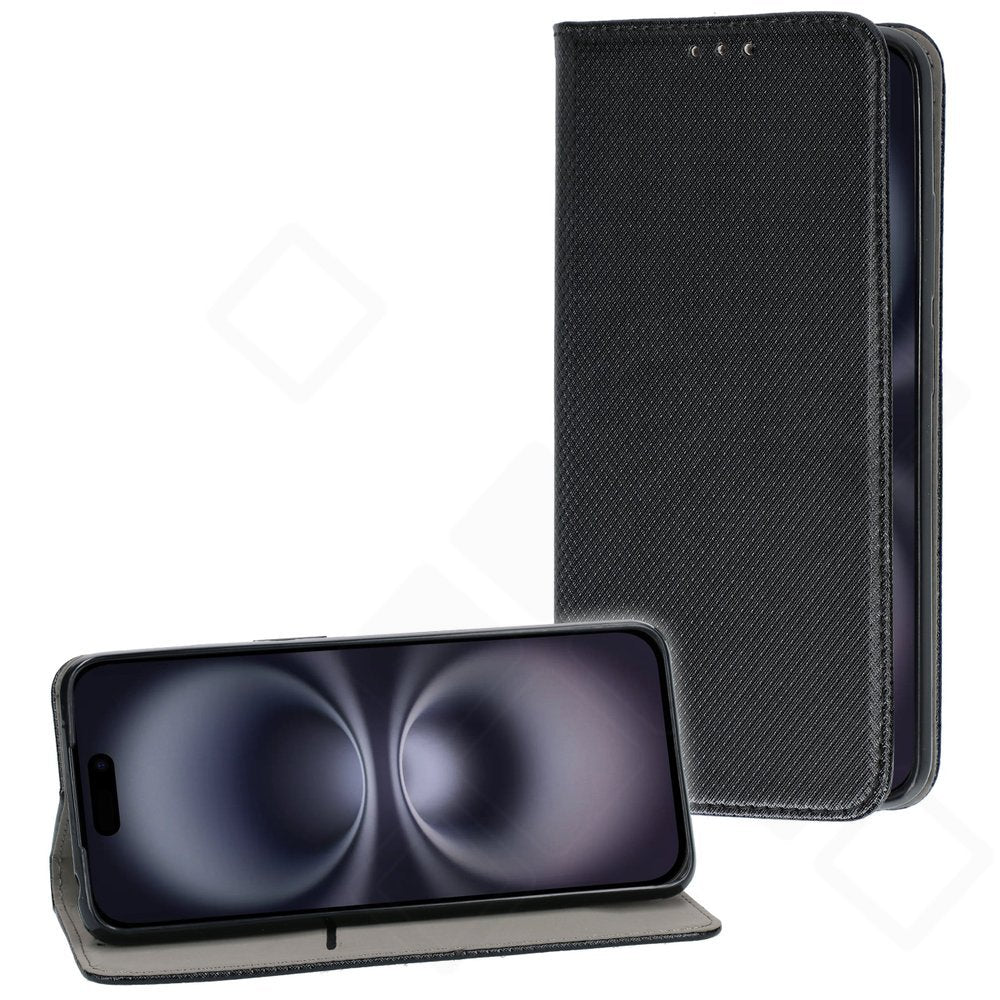 Bookcase basic magnetic für Apple iPhone 16 - black
