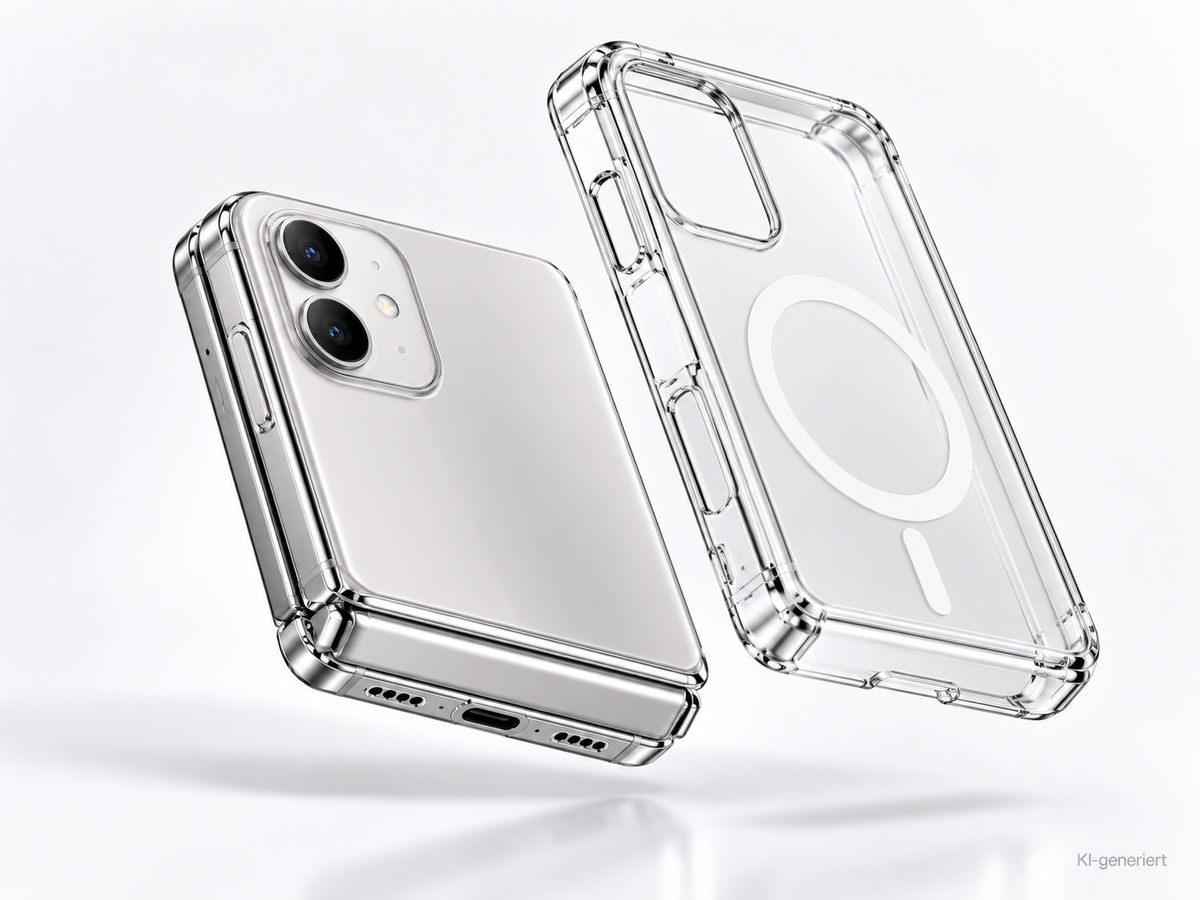 Original Cellularline Ultra Strong Mag Case für Apple iPhone Duo – Transparente Schutzhülle nach Militärstandard mit MagSafe
