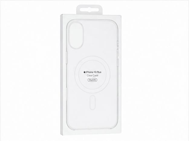 Apple Clear Case mit MagSafe für iPhone 16 Plus – Original transparente Schutzhülle