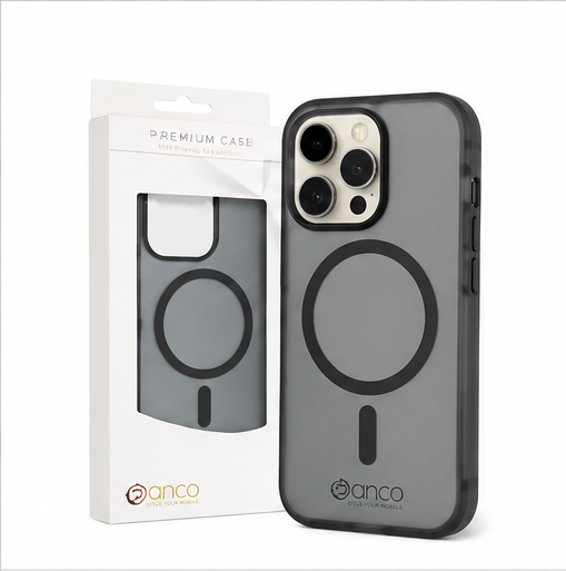 anco Magnetic Protect Case MagSafe Hülle für Apple iPhone 15 Pro – Stoßfest Frost Cover