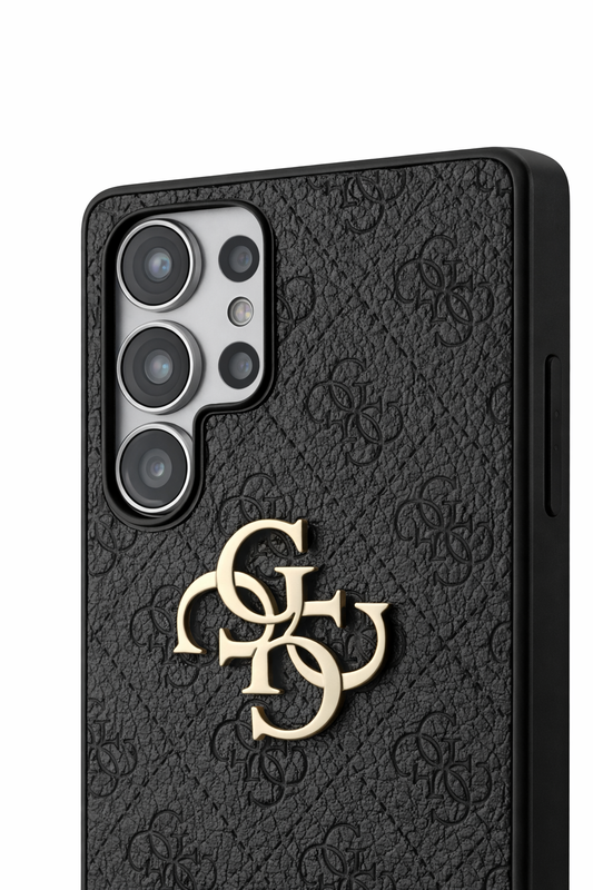 Guess 4G Metal Logo Case für Samsung Galaxy S25 Ultra – PU Leder