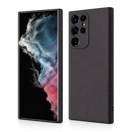 okkes Basic TPU Case für Samsung Galaxy S25 Ultra – Schwarz