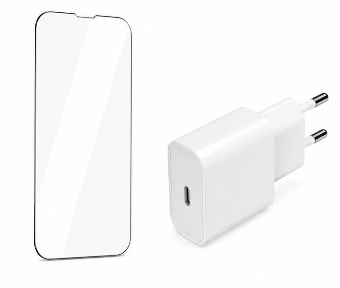 4smarts 3in1 Premium Starter Set für iPhone 17e & 16e – Hülle, Panzerglas & 20W Ladegerät