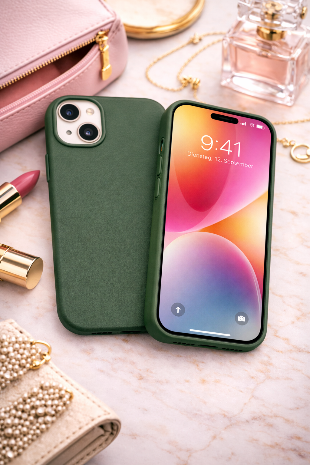 MagSafe PU Leather Case für Apple iPhone 16