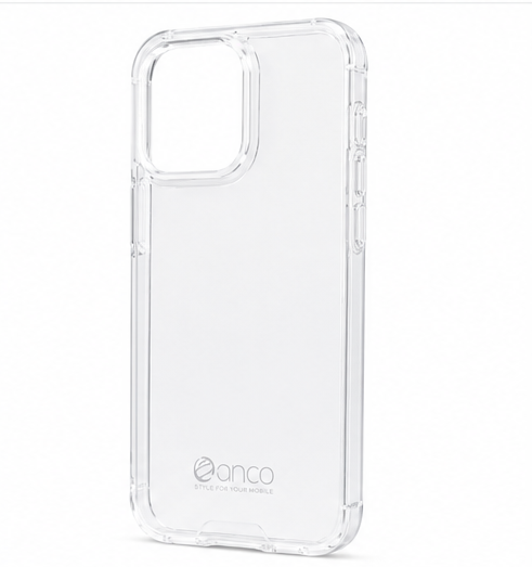 iPhone 15 Pro Max Hülle Transparent – anco Protect Case TPU Schutzhülle Stoßfest