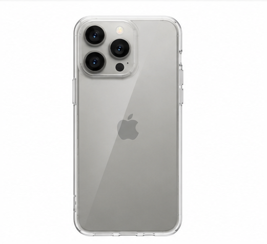 OKKES AIR TPU Hülle für Apple iPhone 17 Pro Max Transparent – Dünne Handyhülle Clear Case