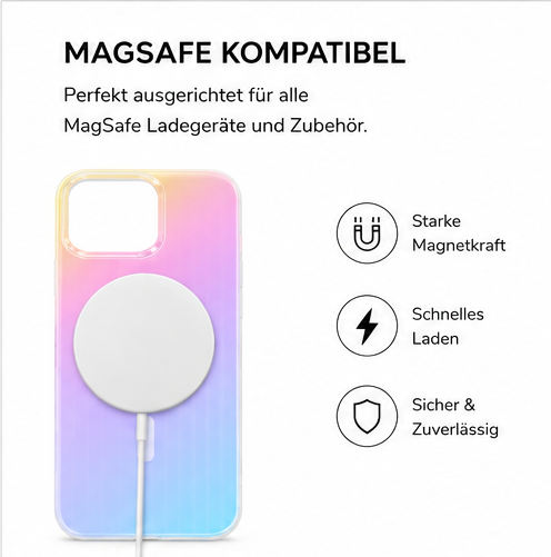 iPhone 16 Pro Max MagSafe Hülle Transparent | anco Gradient Case Clear