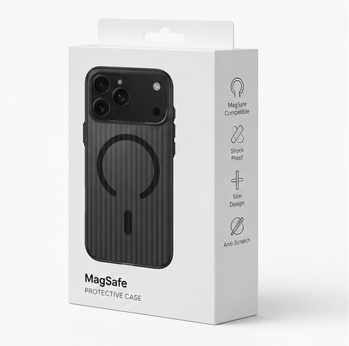 4smarts Aero MagSafe Handyhülle für Apple iPhone 17 Pro Max Schwarz – Slim Case