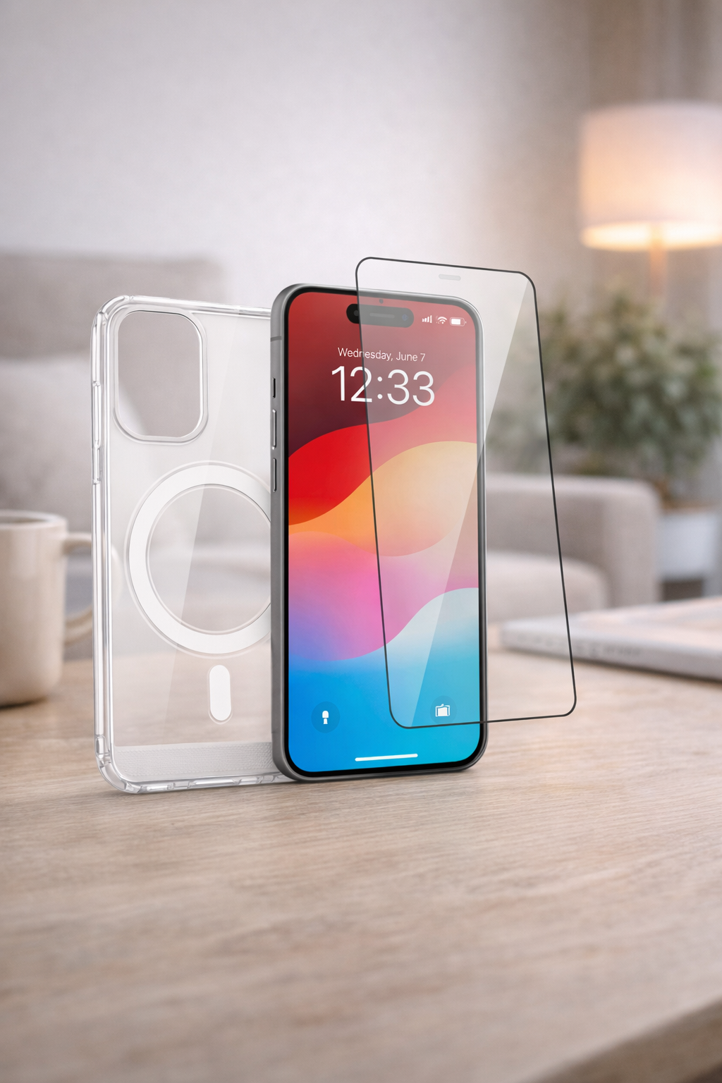 iPhone 15 Hülle + Panzerglas Set – 360° Komplettschutz | 4smarts