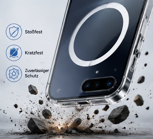 4smarts 3in1 Premium Starter Set für Apple iPhone 17 Pro – MagSafe Hülle, Panzerglas & 20W Schnellladegerät