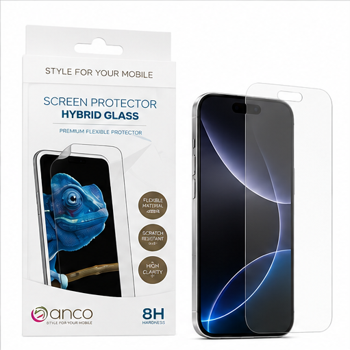 anco Hybrid Glass für Apple iPhone Air – Flexibles Panzerglas Displayschutz 8H Schutzfolie